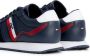 Tommy Hilfiger Blauwe Leren Sneakers Blue Heren - Thumbnail 9