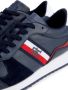 Tommy Hilfiger Blauwe Leren Sneakers Blue Heren - Thumbnail 11