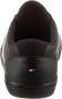 Tommy Hilfiger Essential Leather Vulc Stripes FM0FM03722-BDS Mannen Zwart Sneakers - Thumbnail 3