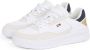 Tommy Hilfiger Plateausneakers ESSENT BASKET SNEAKER METALLIC vrijetijdsschoen lage schoen veterschoen met zijlogo-vlag - Thumbnail 6