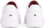 Tommy Hilfiger Witte geperforeerd leren lage sneakers White Heren - Thumbnail 17