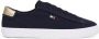 Tommy Hilfiger Plateausneakers VULC CANVAS LACE UP SNEAKER vrijetijdsschoen lage schoen veterschoen in smalle vorm - Thumbnail 18