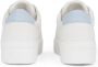 Tommy Hilfiger leren sneakers wit lichtblauw - Thumbnail 7