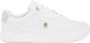 Tommy Hilfiger Plateausneakers ESSENTIAL CHIC COURT SNEAKER vrijetijdsschoen veterschoen lage schoen met th-sieraad - Thumbnail 18