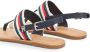 Tommy Hilfiger Sandalen FLAT SANDAL CORPORATE met strepen in tommy-kleuren - Thumbnail 15