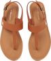Tommy Hilfiger Sandalen LEATHER THONG SANDAL sandaal zomerschoen flats met teenband - Thumbnail 9