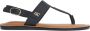 Tommy Hilfiger Sandalen LEATHER THONG SANDAL sandaal zomerschoen flats met teenband - Thumbnail 16
