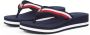Tommy Hilfiger Middenwig Strand Sandalen Blue Dames - Thumbnail 12