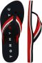 Tommy Hilfiger Teenslippers TOMMY LOVES NY BEACH SANDAL zomerschoen slippers poolslippers met logo op de loopzool - Thumbnail 11
