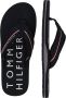 Tommy Hilfiger Teenslippers WEB BEACH SANDAL dianette zomerschoen badslipper met logo-opschrift - Thumbnail 4