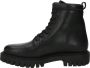 Tommy Hilfiger Chunky Zwarte Enkellaarsjes Casual Stijl Black Heren - Thumbnail 2