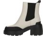 Tommy Jeans Beige Leren Enkellaarsjes Slip-On Beige Dames - Thumbnail 12