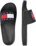 Tommy Jeans Zwarte Flip-flops Synthetisch Open Teen Antislip Black Dames - Thumbnail 14