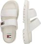 Tommy Jeans Beige Platte Sandalen voor Vrouwen Beige Dames - Thumbnail 7