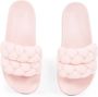 TOMMY JEANS Slippers TJW BRAIDED SLIDE zomerschoen flats instapschoen gevlochten gewatteerde bandage - Thumbnail 9