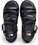 Tommy Jeans Strappy Wedge Sandalen Lente Zomer Collectie Black Dames - Thumbnail 18