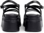 Tommy Jeans Strappy Wedge Sandalen Lente Zomer Collectie Black Dames - Thumbnail 13