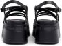 Tommy Jeans Strappy Wedge Sandalen Lente Zomer Collectie Black Dames - Thumbnail 19