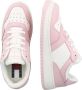 TOMMY HILFIGER Retro Basket wmn Roze Leer Lage sneakers Dames - Thumbnail 10