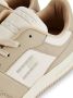 Tommy Jeans Leren Basket Sneakers voor Mannen Beige Heren - Thumbnail 12