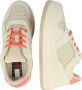 Tommy Jeans Leren sneakers met gekleurd patroon White Dames - Thumbnail 12