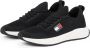 TOMMY JEANS Slip-on sneakers TJM RUNNER KNTITTED vrijetijdsschoen lage schoen slipper met aangebrachte veters - Thumbnail 8
