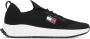 TOMMY JEANS Slip-on sneakers TJM RUNNER KNTITTED vrijetijdsschoen lage schoen slipper met aangebrachte veters - Thumbnail 11
