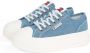 TOMMY JEANS Plateausneakers TJW FOXING FLATFORM LC vrijetijdsschoen halfschoen veterschoen in jeans-look - Thumbnail 10
