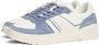Tommy Jeans leren sneakers wit blauw - Thumbnail 5