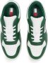 Tommy Hilfiger Groene Leren Heren Sneakers Voor De Trendsetter - Thumbnail 5