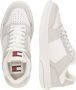 Tommy Hilfiger Sportieve witte sneakers met grijze details White Dames - Thumbnail 4