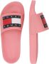 Tommy Jeans Oranje Polyethyleen Slide Sandalen Pink Dames - Thumbnail 29