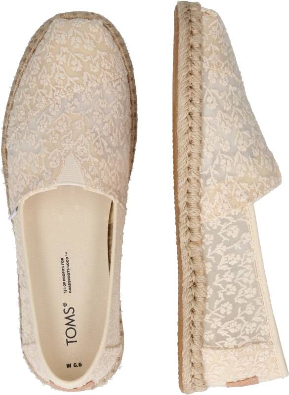 TOMS Dames Alpargata Rope Loafers Beige - Foto 15