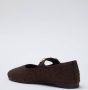 TRENDYOL SHOES Zwarte Gesp Accessoire Detail Ronde Neus Tweed Mary Jane Dames Ballerina Belastingss25Be00011 - Thumbnail 5