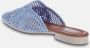 TRENDYOL SHOES Blauwe Gebreide Gedetailleerde Dames Muiltjes Taxss24Te00000 - Thumbnail 4