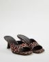 TRENDYOL SHOES Bruine Pantoffels Met Luipaardmotief En Vierkante Neus Voor Dames Met Hak Belastingss24To00019 - Thumbnail 4