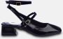 TRENDYOL SHOES Babyblauwe Mary Jane Enkelband Vierkante Neus Hoge Hakken Schoenen Voor Dames Takss24To00009 - Thumbnail 6