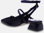 TRENDYOL SHOES Babyblauwe Mary Jane Enkelband Vierkante Neus Hoge Hakken Schoenen Voor Dames Takss24To00009 - Thumbnail 8