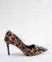 TRENDYOL SHOES Veelkleurige Luipaardpatroon Dames Bruine Klassieke Dunne Hak Schoenen Takaw25To00018 - Thumbnail 3