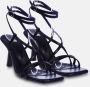 TRENDYOL SHOES Metallic Roze Dames Enkelband Sandalen Met Hak Takss24To00001 - Thumbnail 4