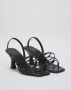 TRENDYOL SHOES Zwarte Enkelband Dunne Hak Vierkante Neus Dames Sandalen Met Hak Takss25To00003 - Thumbnail 4
