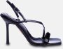 TRENDYOL SHOES Donkere Bordeauxrode Lakleren Damessandalen Met Bandjes En Hak Takss24To00002 - Thumbnail 4