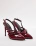 TRENDYOL SHOES Bourgondische Band Gedetailleerde Puntige Teen Dames Dunne Hak Schoenen Takaw25To00008 - Thumbnail 4