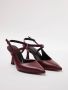 TRENDYOL SHOES Bordeauxrode Enkelband Dames Dunne Hak Schoenen Takaw25To00004 - Thumbnail 5