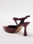 TRENDYOL SHOES Bordeauxrode Enkelband Dames Dunne Hak Schoenen Takaw25To00004 - Thumbnail 6
