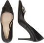 Twinset Zwarte leren stiletto hakken - Thumbnail 4