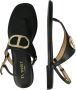 TWINSET MILANO Sandalen Dames 231tcp12a Maat: 36 Materiaal: Leer Kleur: Zwart - Thumbnail 6