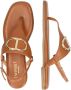 TWINSET MILANO Sandalen Dames 231tcp12a Maat: 40 Materiaal: Leer Kleur: Cognac - Thumbnail 11