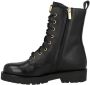 Twinset Leren Enkellaars met Ovaal T en Strass Black Dames - Thumbnail 6