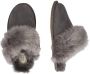 UGG Pantoffels Dames Sloffen Instappers Canvas Harde zool Open hiel 1122750 Grijs - Thumbnail 12